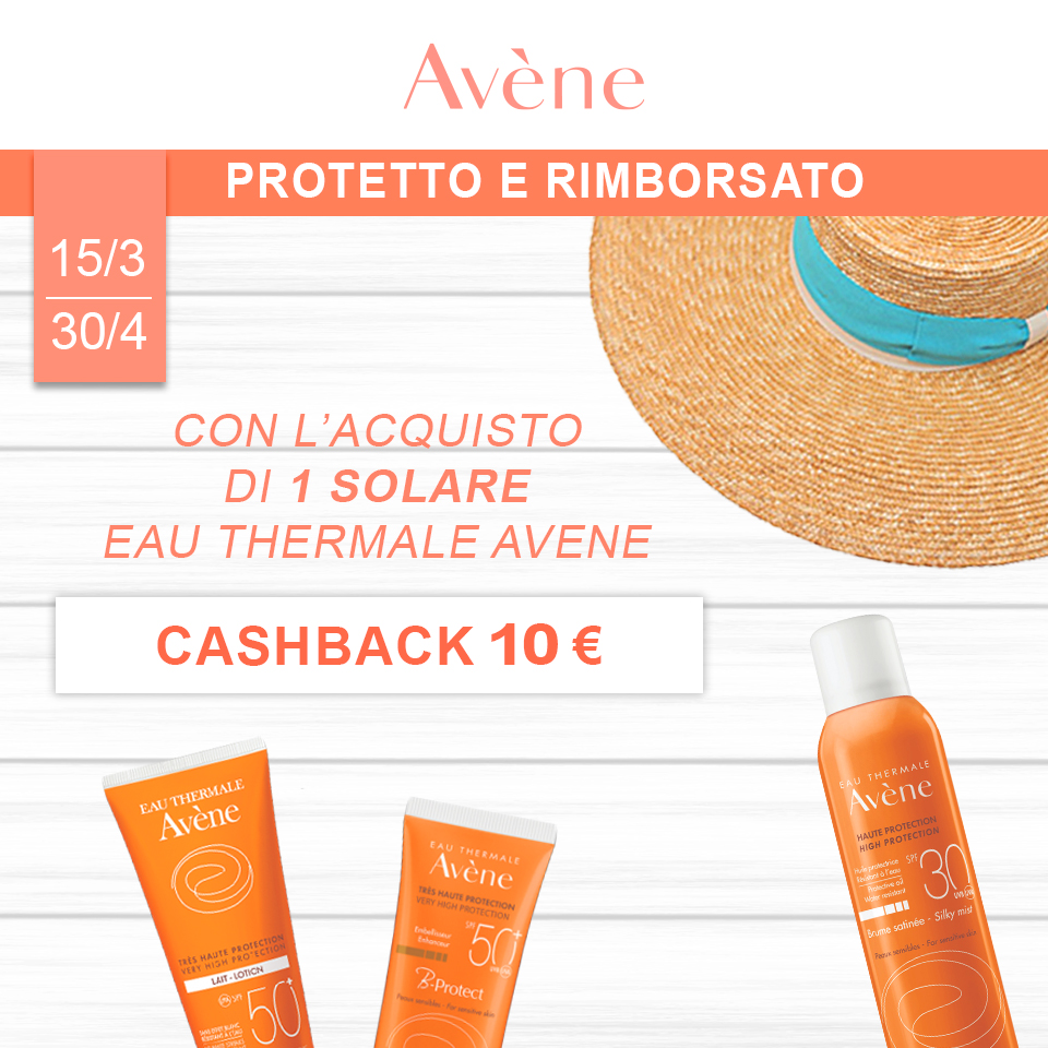 ⛱🌞 CASHBACK SOLARI AVENE 🌞⛱